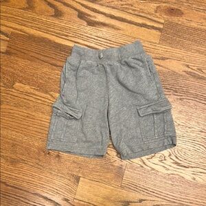 GUC Hanna Andersson Kids Gray Cargo Sweatshorts Shorts; Size 5
